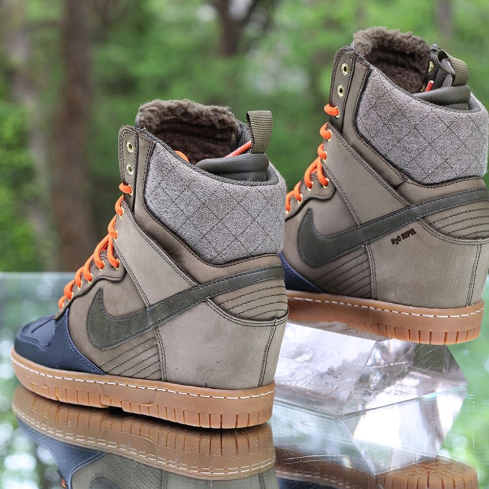 Nike Dunk Sky Hi Sneakerboot 2.0 Dark Loden Raspberry - Picture 12 of 13